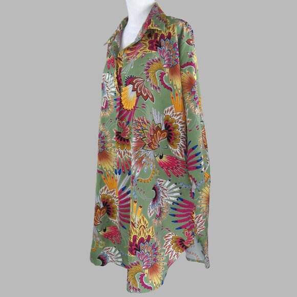 NWT Ekouaer Women's Multicolor 3/4-Adjustable-Sleeve Pullover Top Size XL (C1918 - Picture 3 of 7